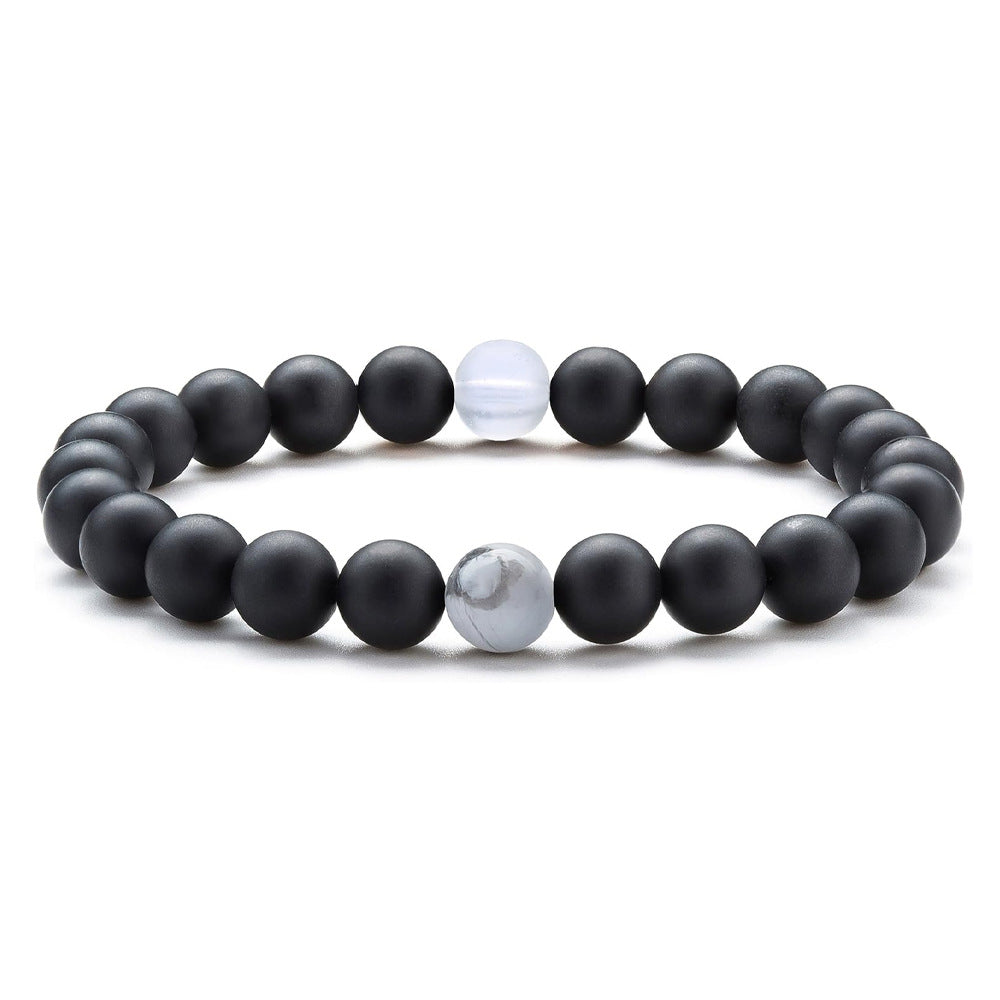 Tigereye Volcanic Rock Bead Couple Girlfriends Bracelets