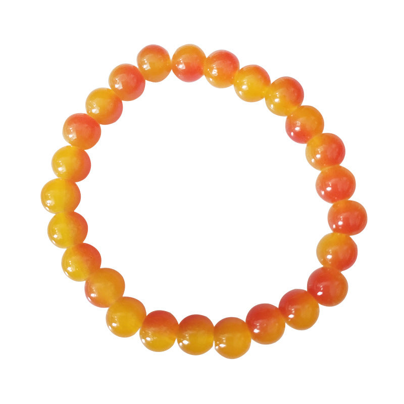 Glass Bead Pliable Temperament Hand Toy Bracelets