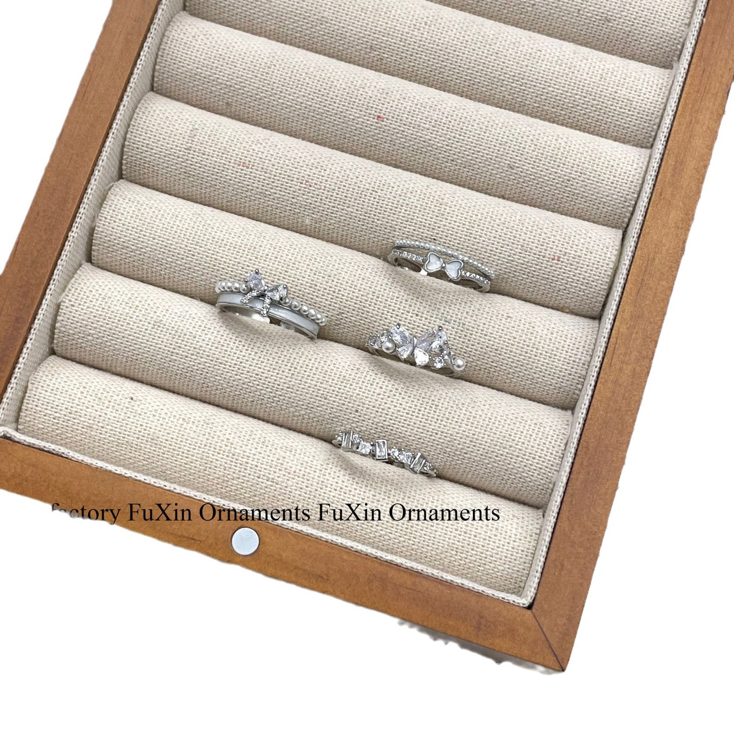 Open-end Female Design Delicate Super Shining Rings