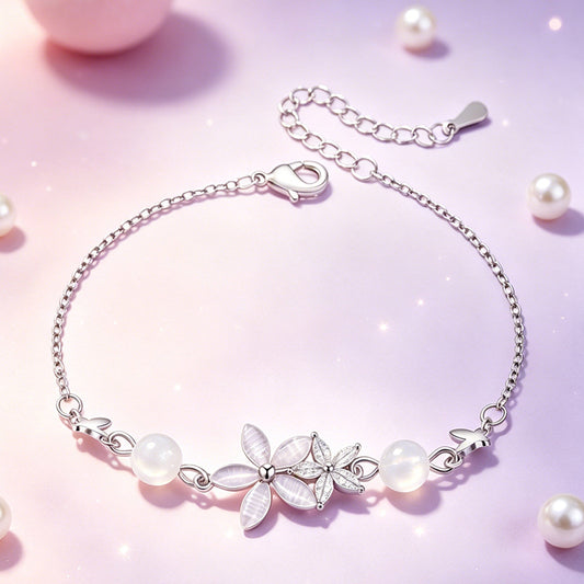 Opal Flower Butterfly Light Luxury Sweet Bracelets