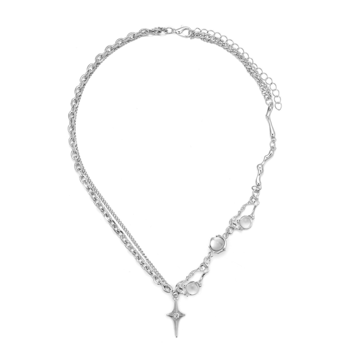 Cross Zircon Accessories Light Luxury Minority Necklaces