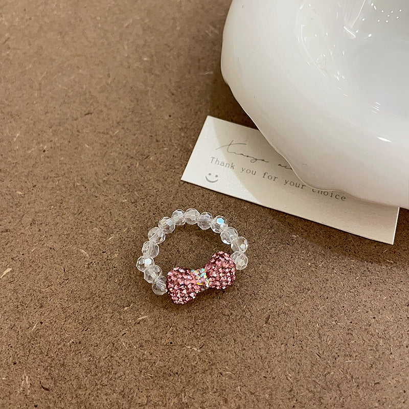 Women's For Niche Personality Sweet Cute Simple Rings