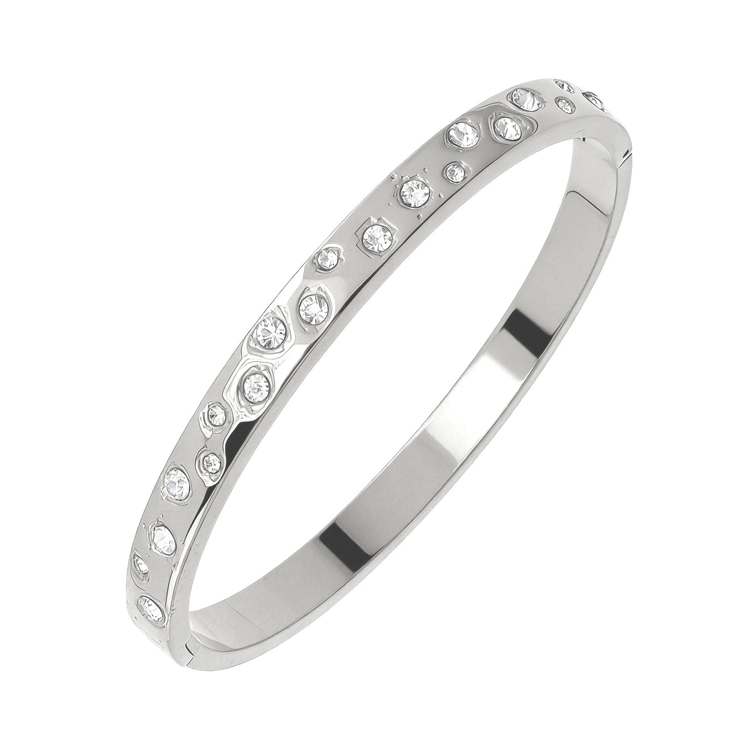 Open Stainless Steel Hydraulic Light Luxury High-grade Exaggerated Design Sense Bracelets