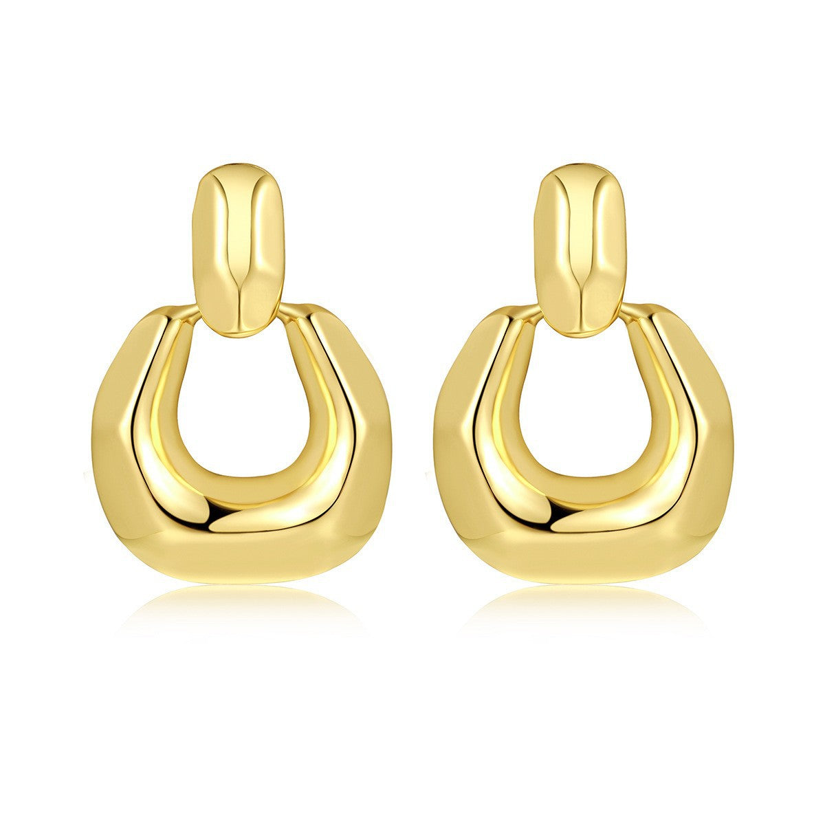 Women's Oversized Water Drop Gold-plated Teardrop Fashion Rings