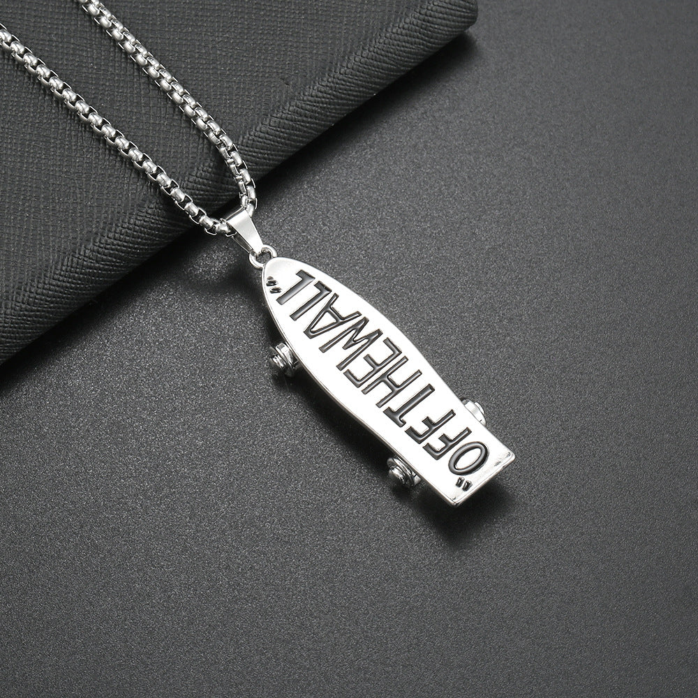 Women's & Men's Style Titanium Steel Versatile Retro Personalized Necklaces