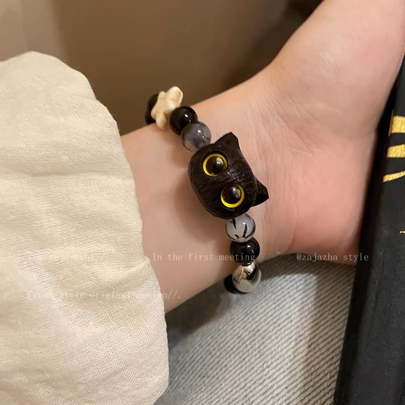 Cool Cat Female Trendy Niche Advanced Bracelets