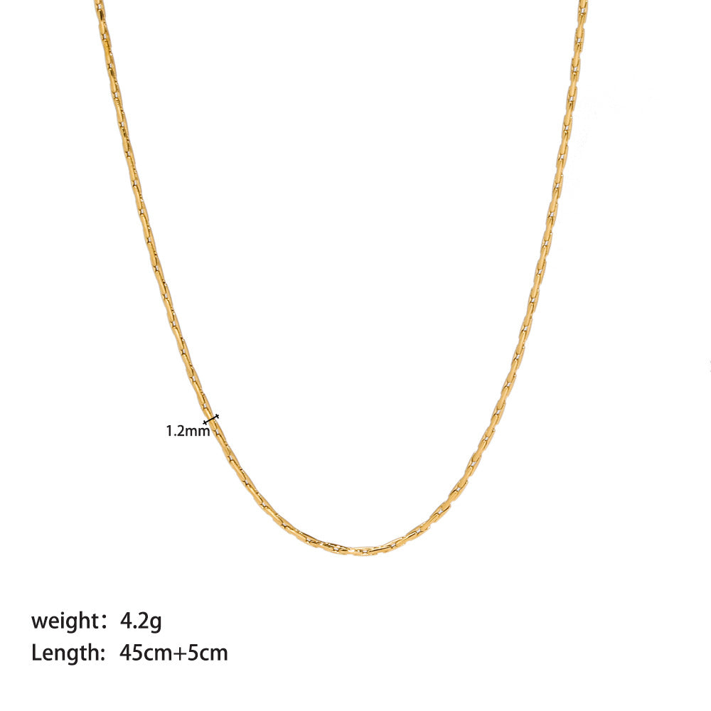 Hop Cuban Link Chain Punk Twist Necklaces