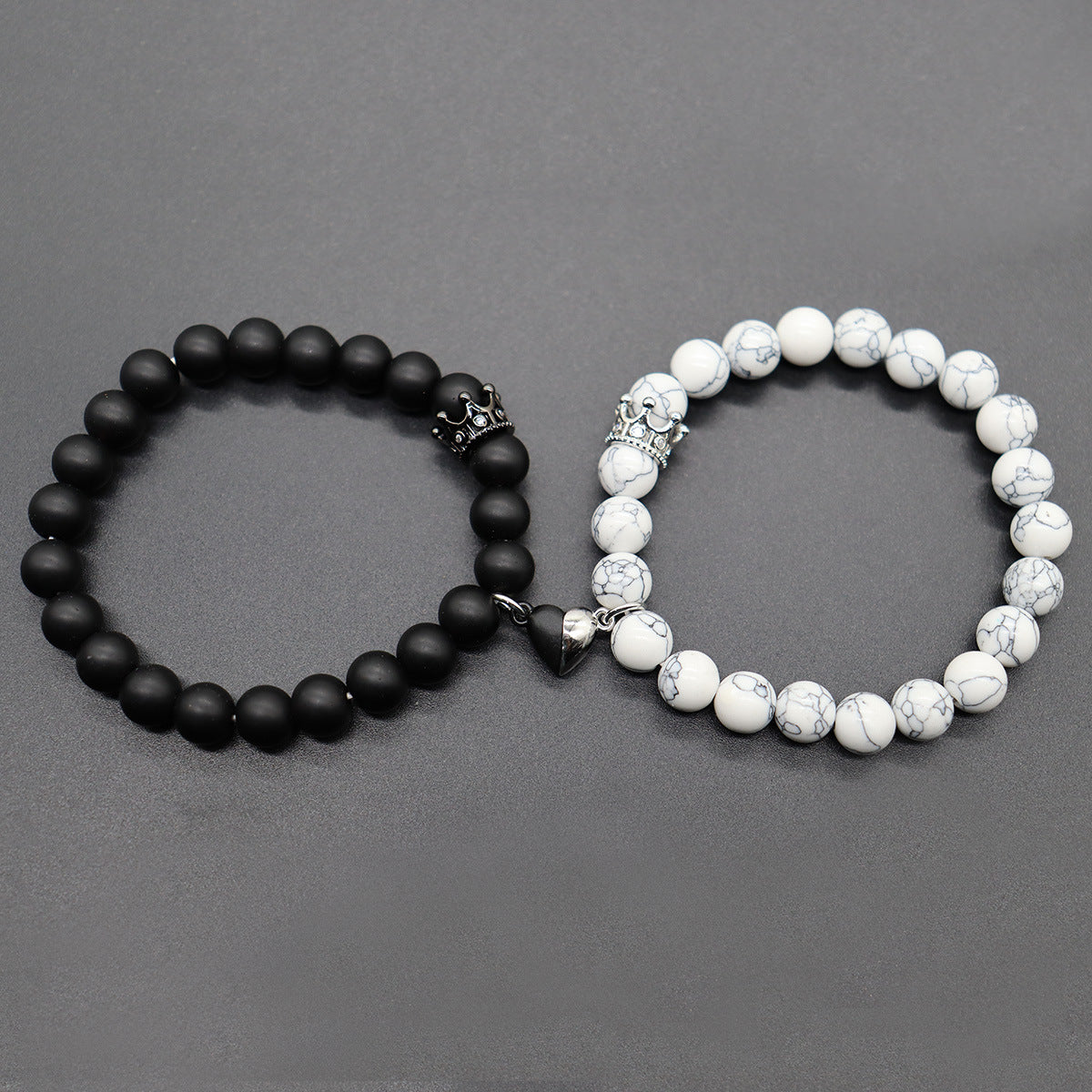 Men's Beaded Moon Sun Love Magnetic For Bracelets