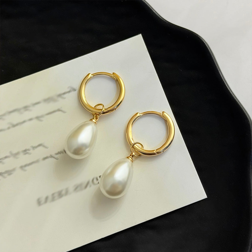 Luxury Fashion Style Pearl High-grade Gentle Elegant Earrings