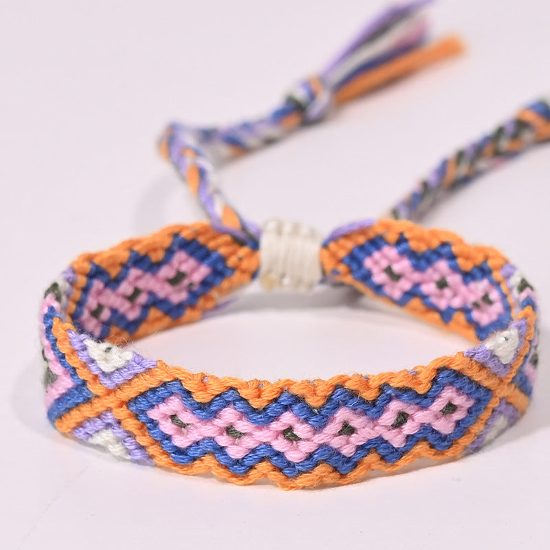 Stepped Into Nepal Ethnic Style Hand-knitted Bracelets