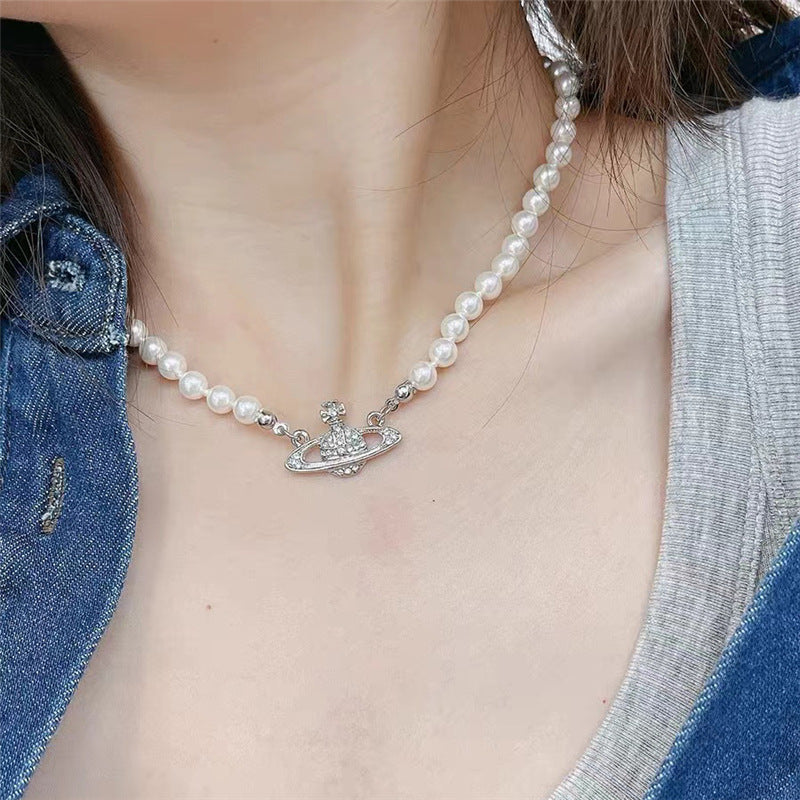 Women's Unique Pearl For Simple Temperamental Necklaces