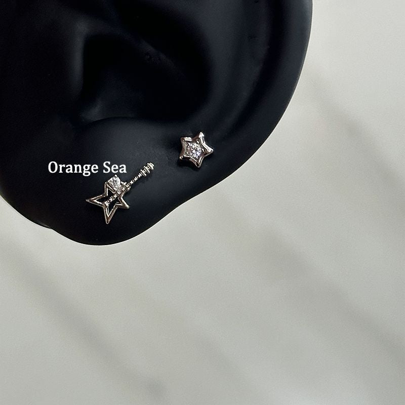 Rock Guitar Ear Bone Design Flat Exquisite Cochlear Sweet Cool Rings