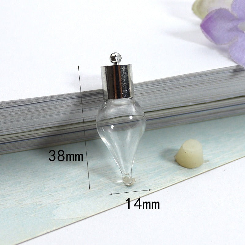 Drop Rice Cave Bottle Ing Glass Thread Fire Extinguisher Bottles Pendants