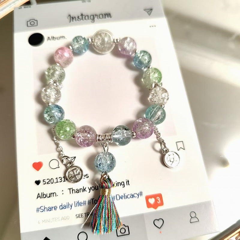 Moon Glazed Female Design Simple High Sense Versatile Bracelet