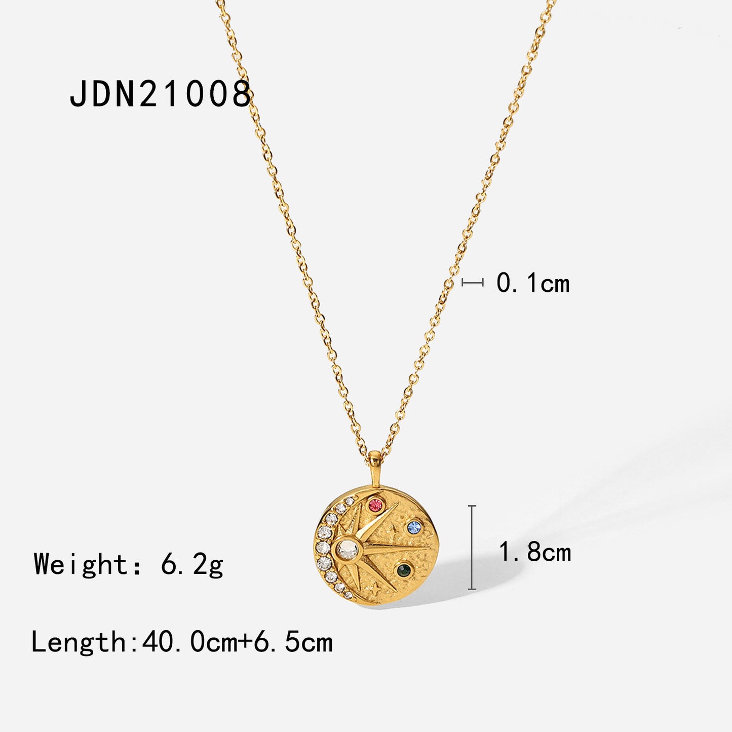 Women's Steel Vintage Natural Stone Neck Accessories Necklaces