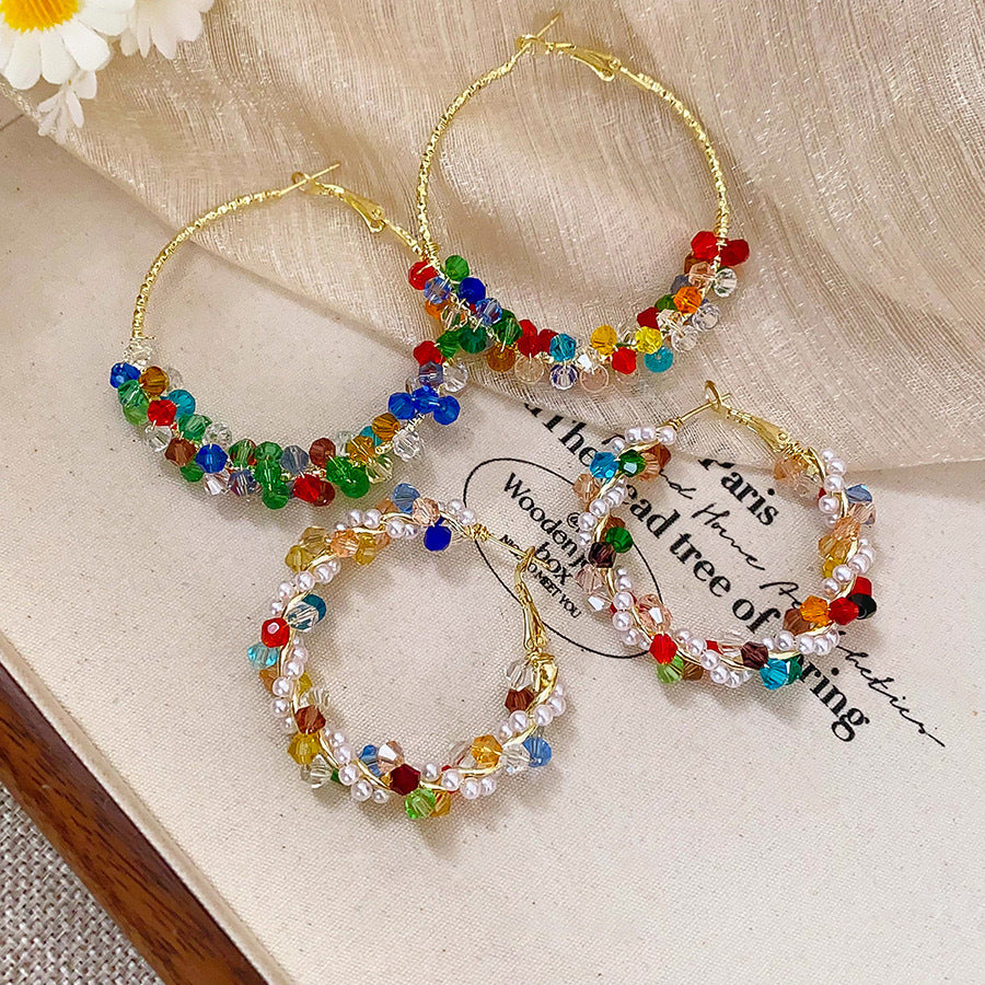 French Romantic Light Luxury Simplicity Petal Earrings