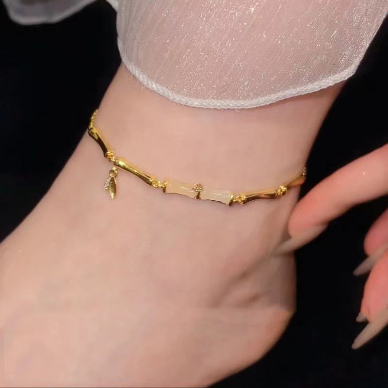 Anklet Simple Personality Affordable Luxury Minority Live Bracelets