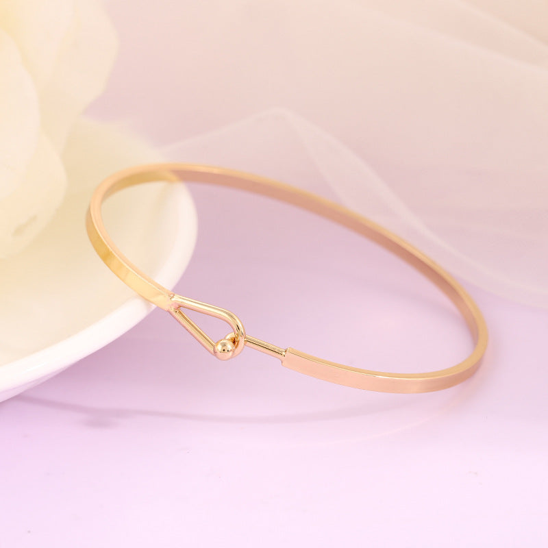 Round Beads Water Drop Clasp Adjustable Opening Simple Fashion Exquisite Bracelets