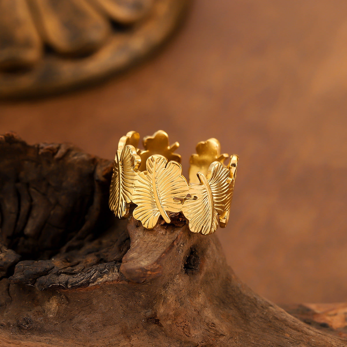 Simple Retro Aloofness Style Advanced Light Luxury Minority Design Fashion Rings