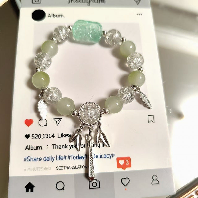 Moon Glazed Female Design Simple High Sense Versatile Bracelet