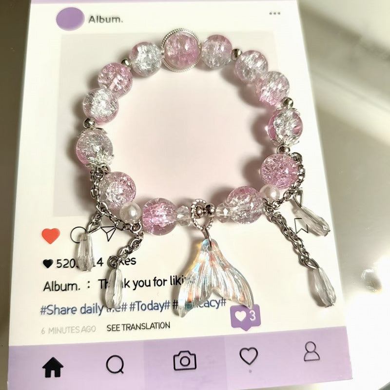 Moon Glazed Female Design Simple High Sense Versatile Bracelet