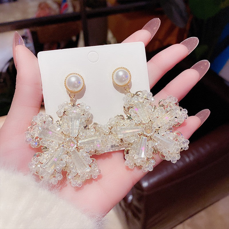 Women's Vintage Tassel Diamond High-grade Ear Minority Earrings
