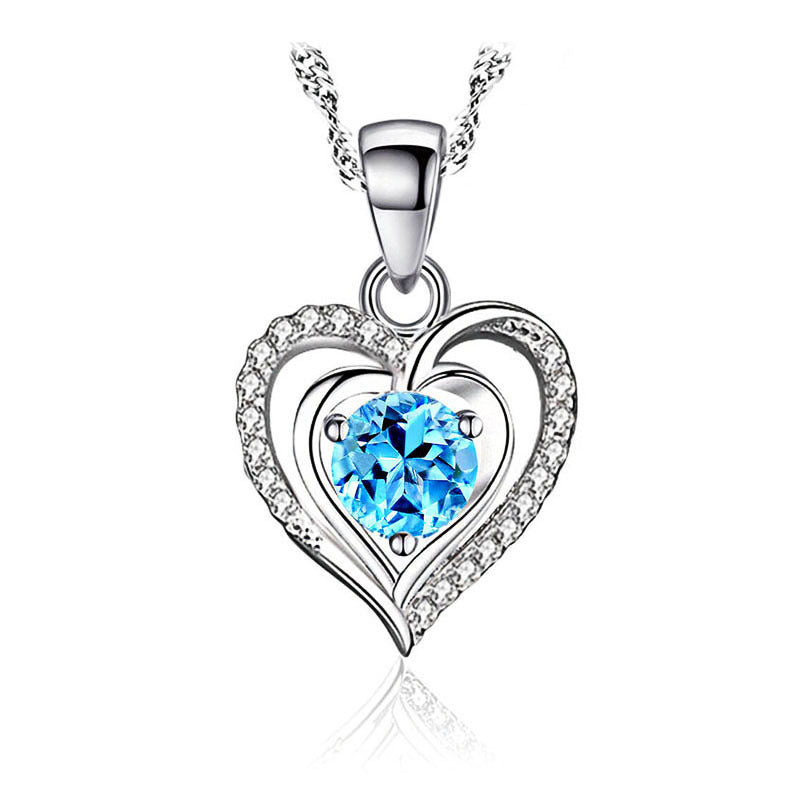 Style Romantic Courtesy Sweet Confession Meet Heart-shaped Creative Necklaces