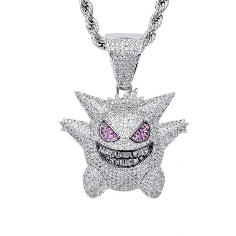 Personality Anime Elf Sweater Chain Pet Monster Necklaces