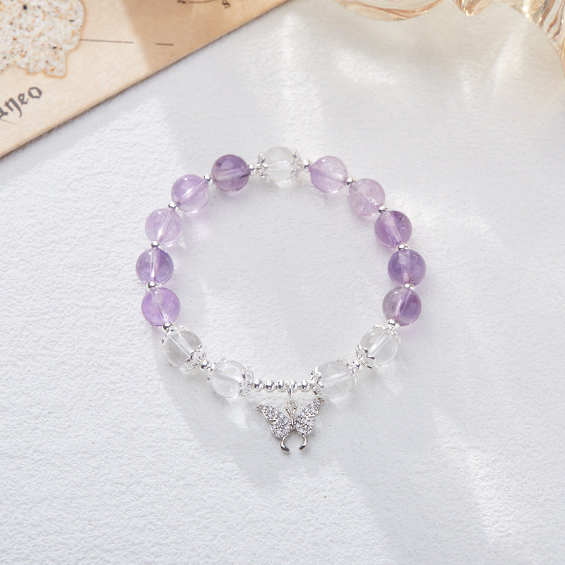 Fire Lucky Female Amethyst Ghost Design Bracelets