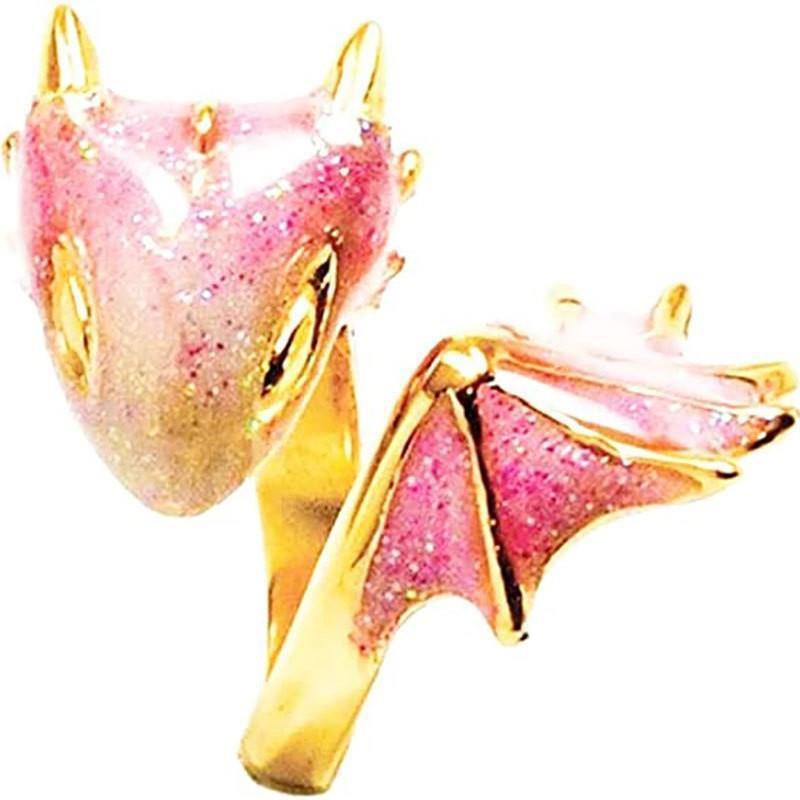 Fashion Large Dragon Trainer Sier Toothless Ring
