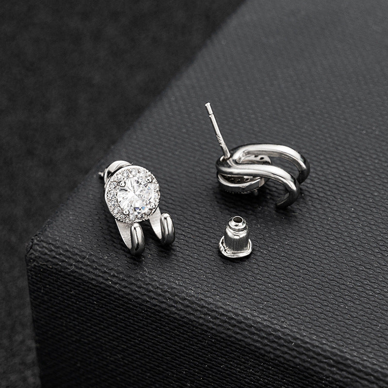 Men's Ear Trendy Elegant Female Starry Sky Earrings