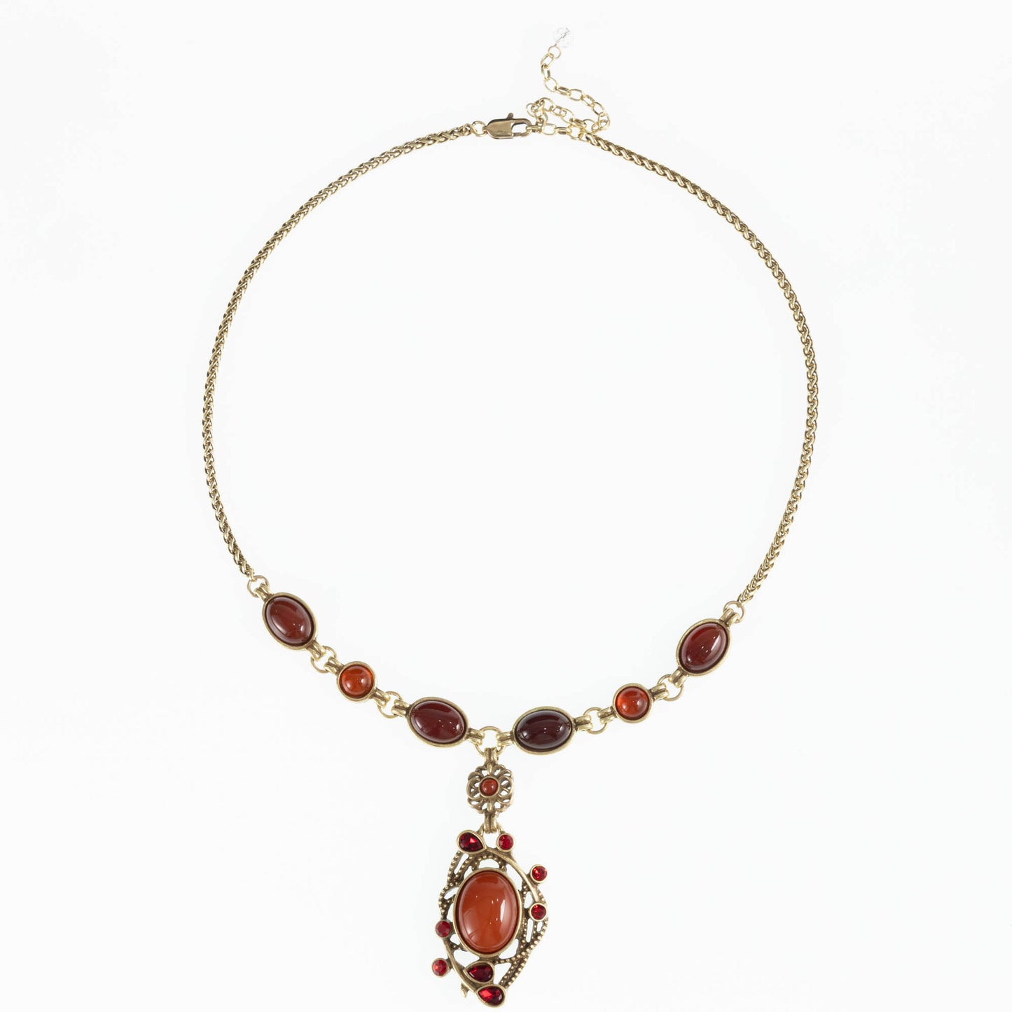 Women's Western Temperament Niche Design Collection Glass Necklaces