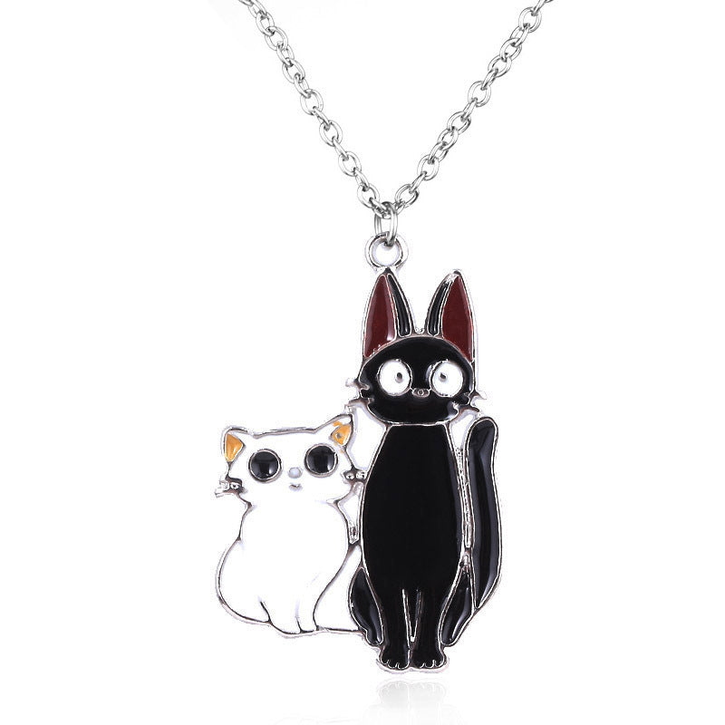 Anime Peripheral Witch Little Black Cat Necklaces