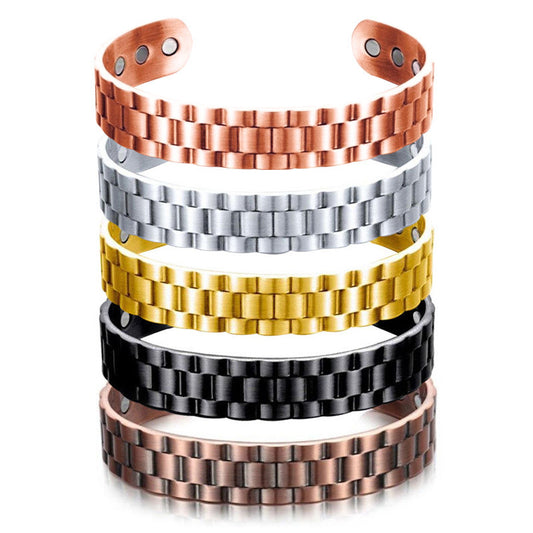 Wave Fluctuation Simple Business Magnetic Efficacy Bracelets