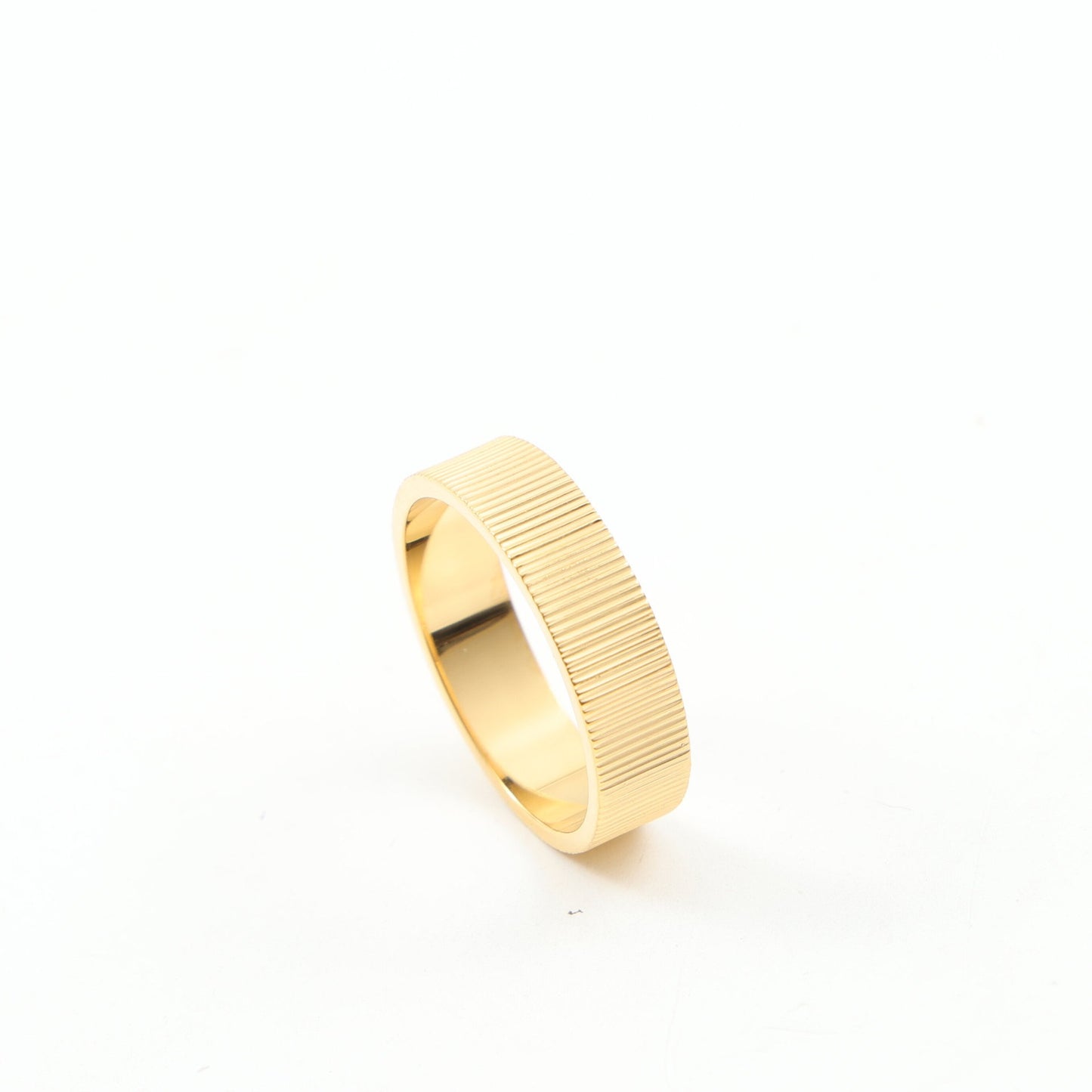 Dimmer Different Angles Brightness Titanium Steel Gold Rings