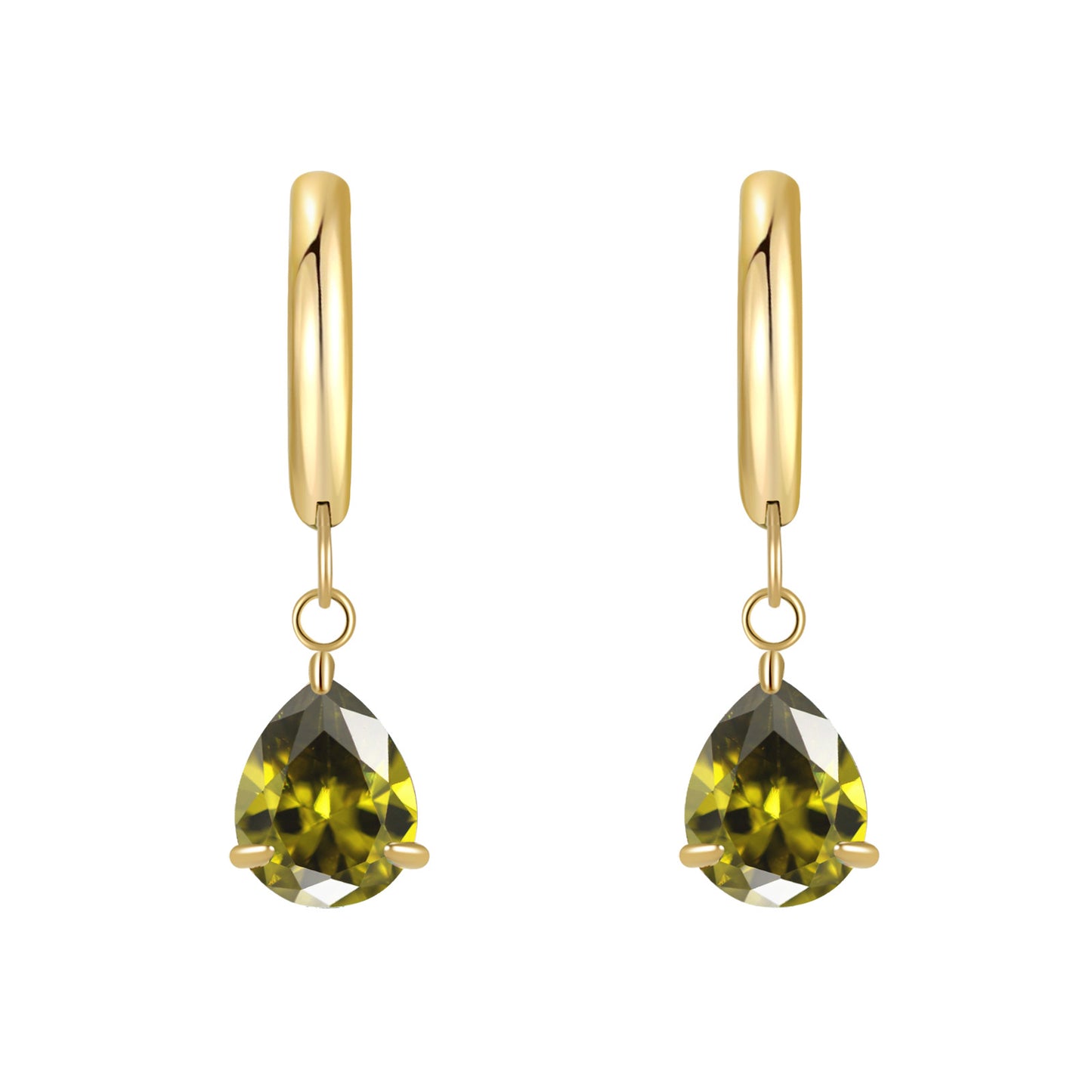 Titanium Steel Zircon Coil Small Ear Earrings