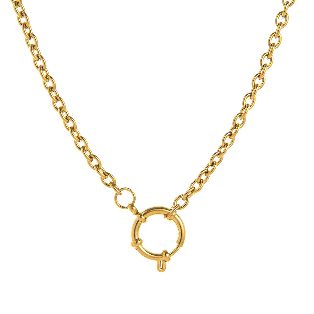 Everyday Fashion Daily Necessities Series Vacuum Electroplating Gold Protection In Necklace