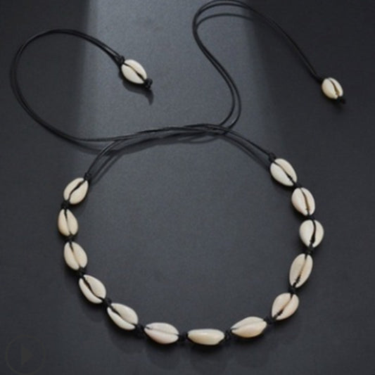 Fashion Shell Handmade Threading Adjustable Clavicle Necklaces