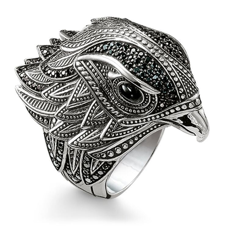 Men's Personality Retro Fashion Creative Distressed Thai Rings