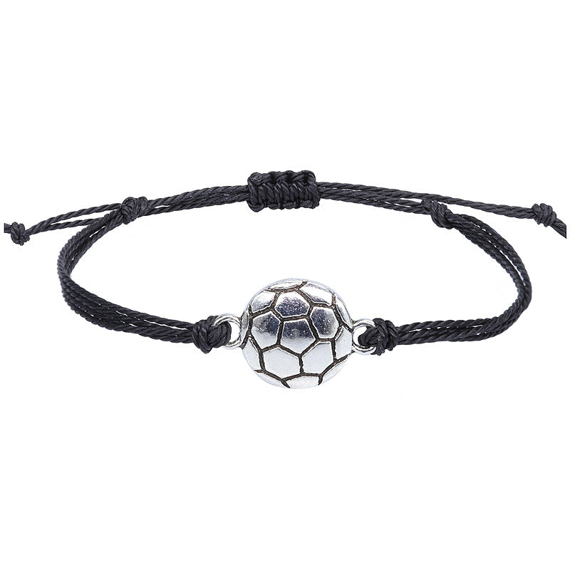 Waterproof Wax Line Woven Volleyball Baseball Bracelets