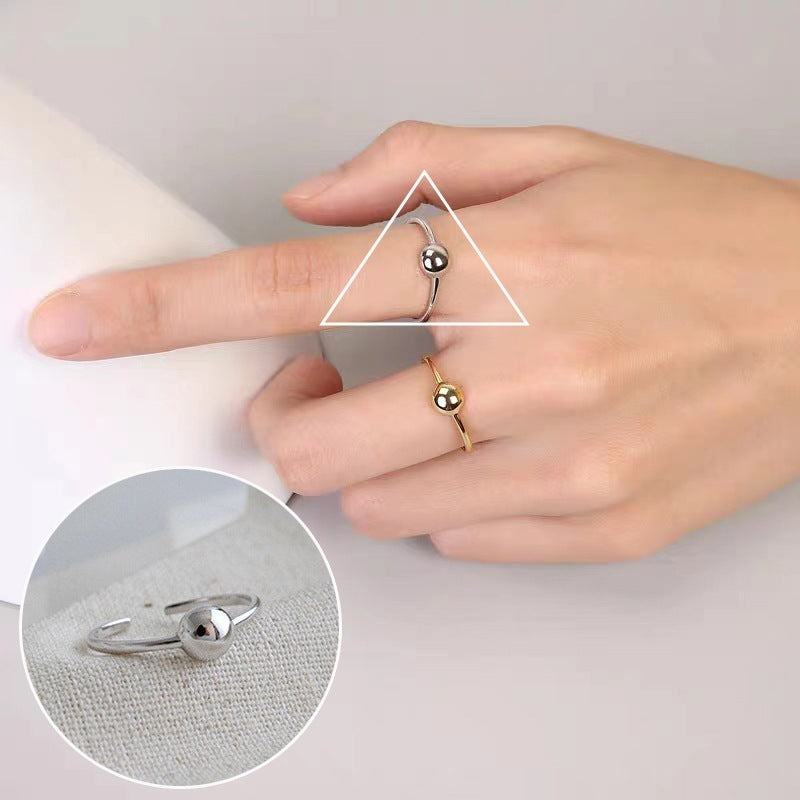 Female Summer Sier Plated Style Design Rings