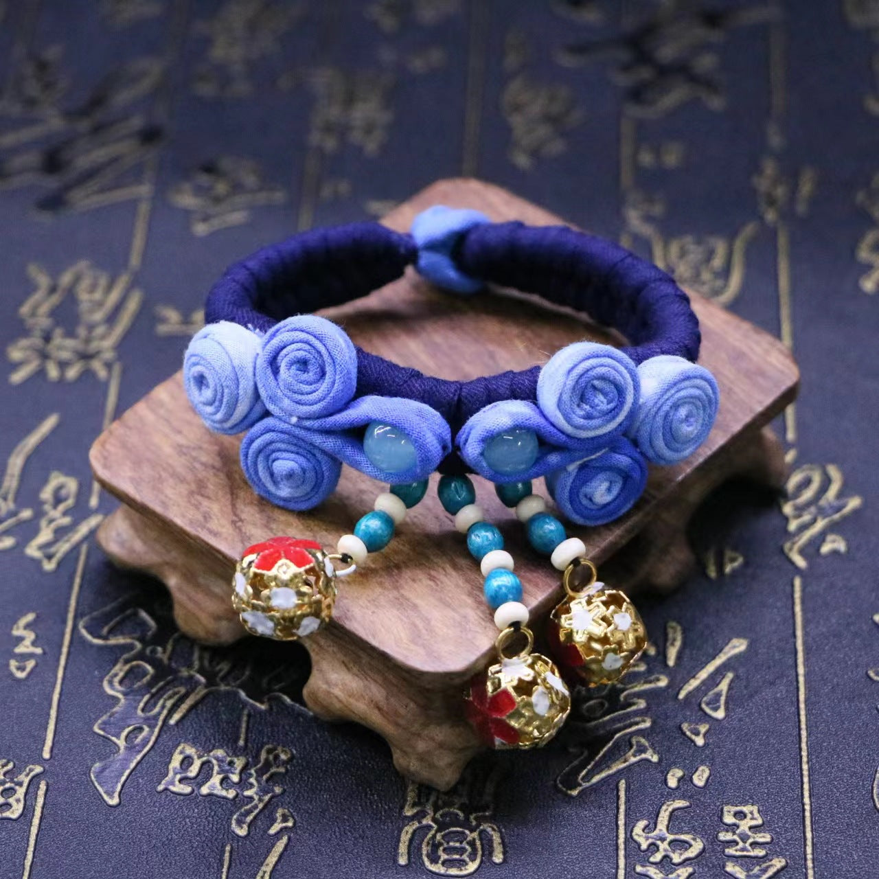 Blue Dyed Yunnan Dali Ethnic Style Cloth Bracelets