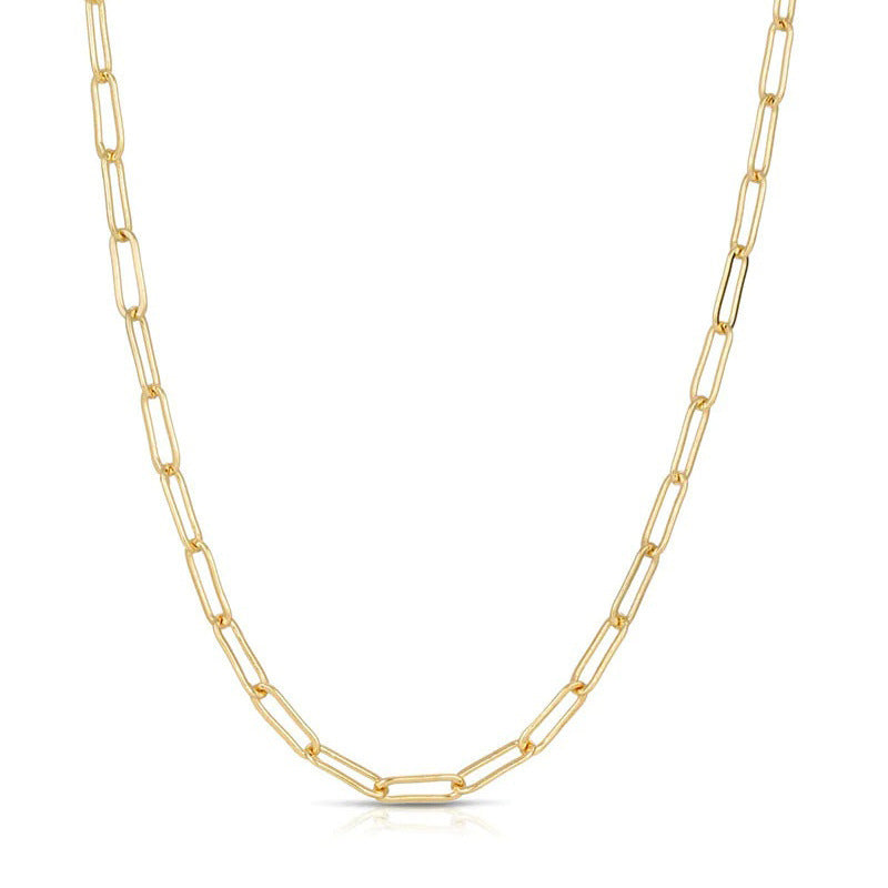 Everyday Fashion Daily Necessities Series Vacuum Electroplating Gold Protection In Necklace