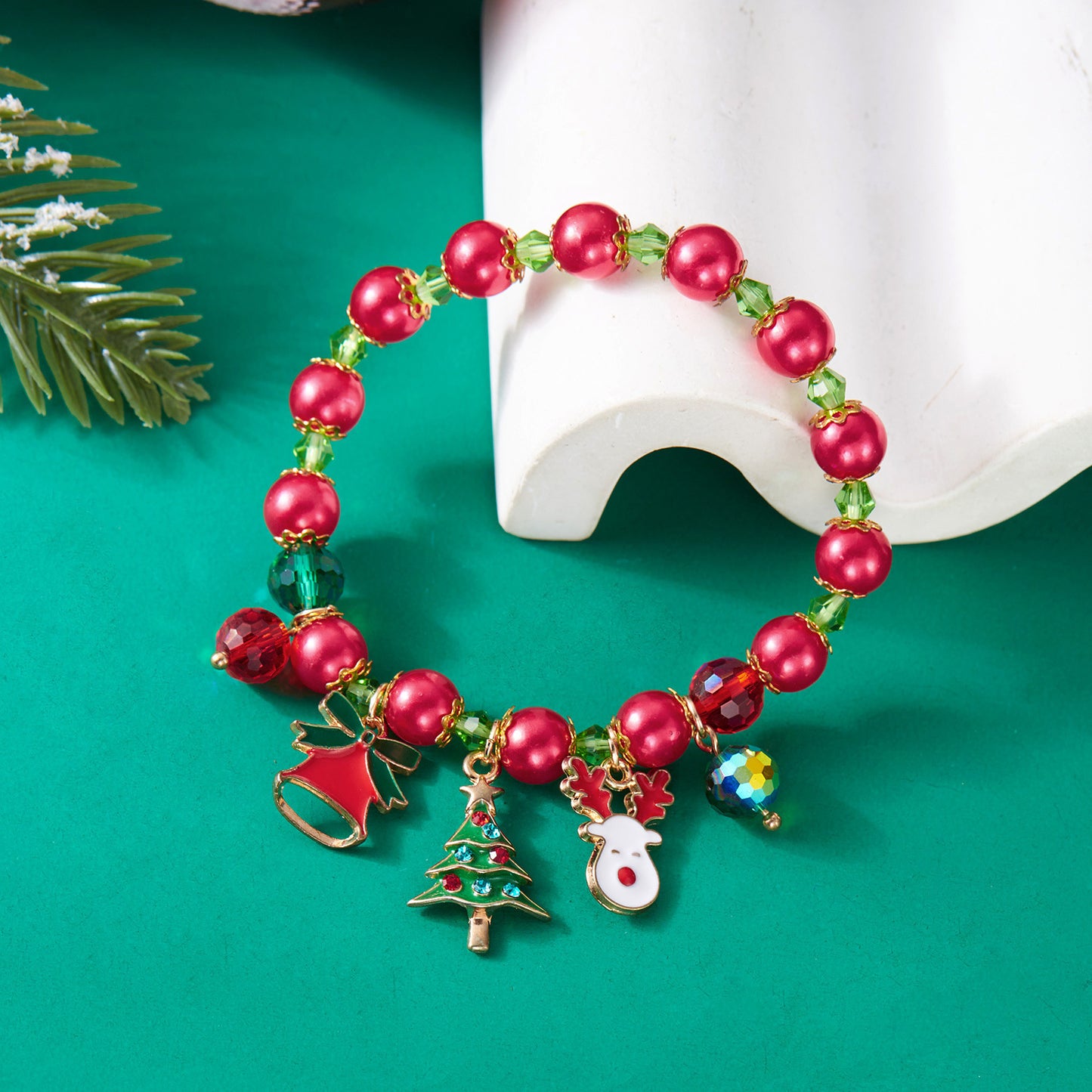 Christmas Element Fashion Santa Claus Bell Bracelets