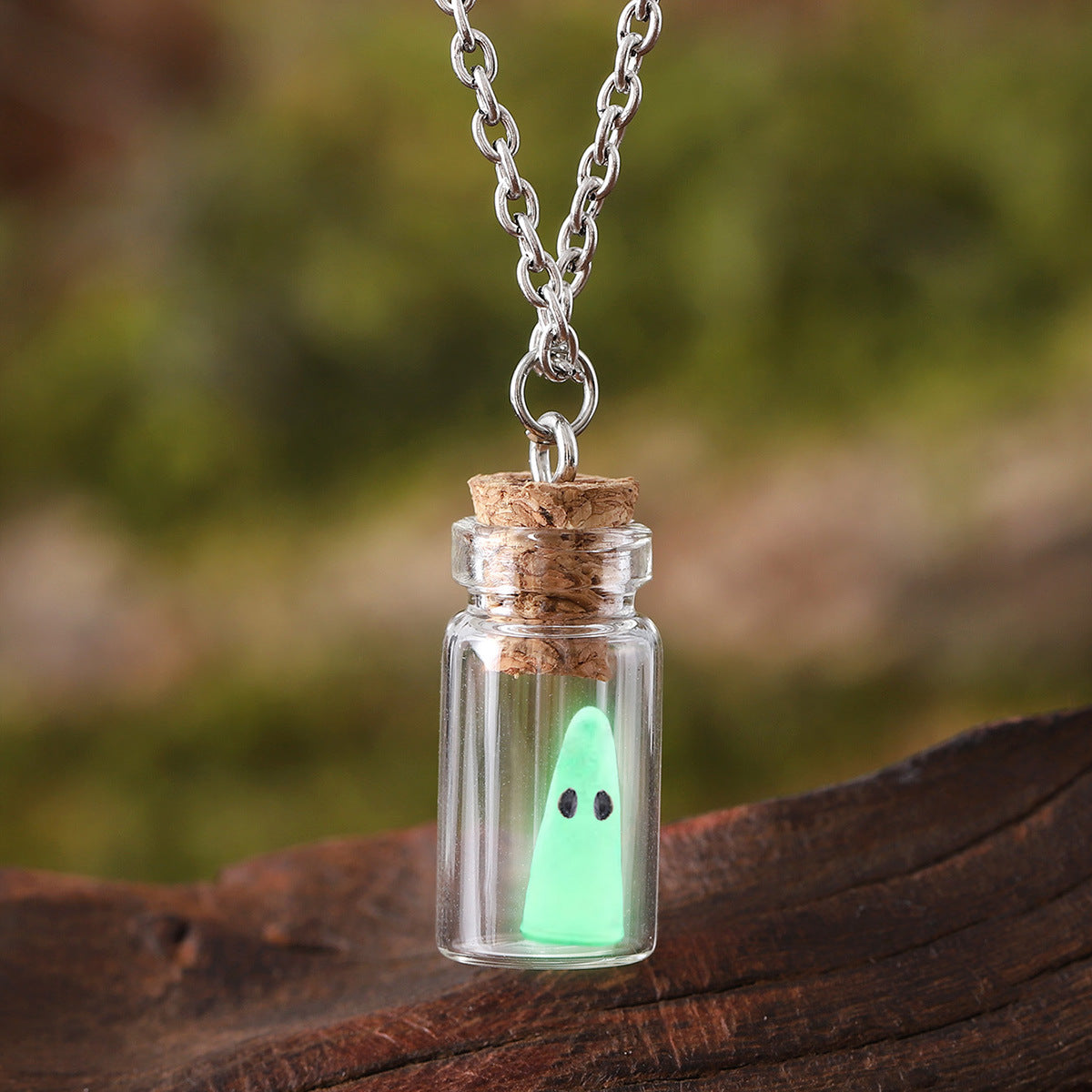 Women's Luminous Ghost Charm Small For Glowing Earrings