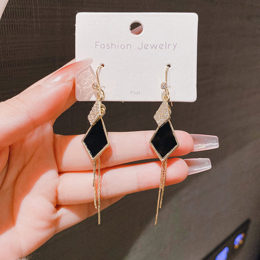 Geometry Irregular Long Temperamental Cold Style High Quality Earrings