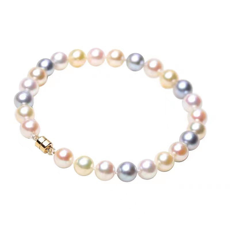 Flawless Shell Pearls Does Not Fade Perfect Circle Strong Bracelets