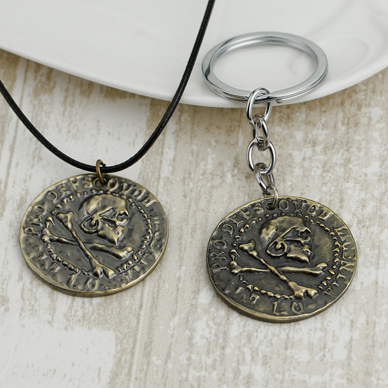 Hot Zinc Alloy Key Combination Sets Necklaces