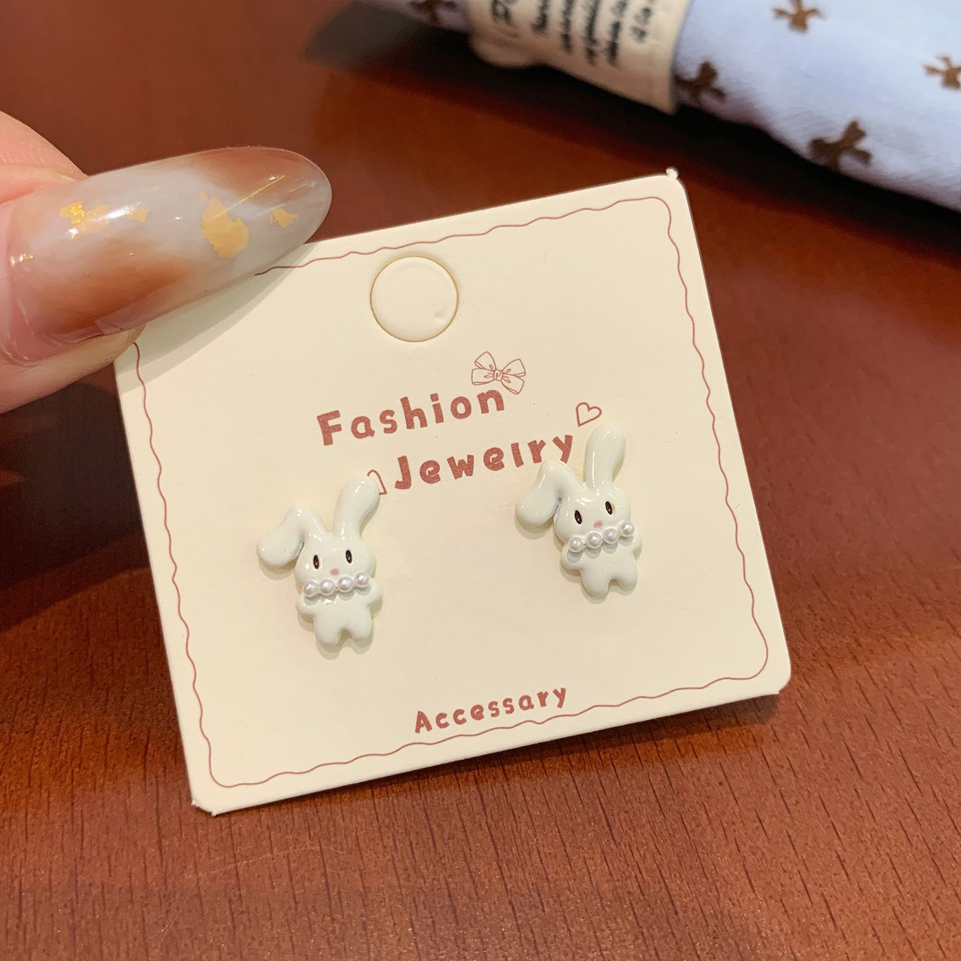 Colorful Fruit Cat Female Sier Needle Cartoon Cute Sweet Design Rings