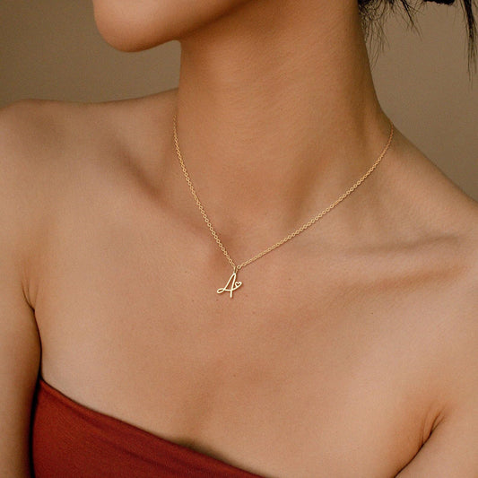 Fashion Love Art Letter Collarbone Personality Necklaces